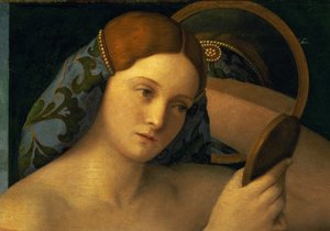 Joven mujer en su tocador (detalle), 1515